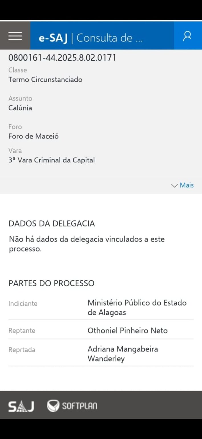 Ministério Público oferece denúncia contra advogada por calúnia contra Defensor Público