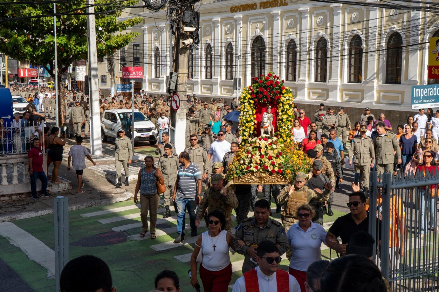 Polícia Militar de Alagoas promove procissão e missa em homenagem a São Jorge