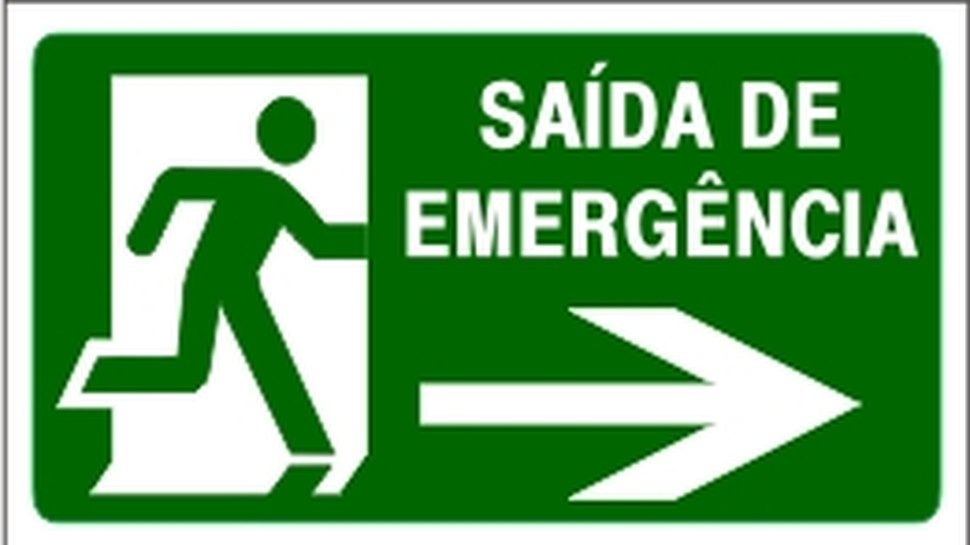 Saída de emergência para JHC